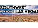 Aerial view of Southwest Las Vegas, showcasing new homes and mountain views at 8279 Palladium St, Las Vegas, NV 89113