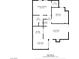 Condo floor plan showing a 884 sq ft layout at 3790 Shirebrook Dr # 98, Las Vegas, NV 89115