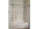 Bathroom with a shower/tub combo and tile surround at 9580 W Reno Ave # 114, Las Vegas, NV 89148