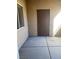 Small private patio with storage room and window at 9580 W Reno Ave # 114, Las Vegas, NV 89148