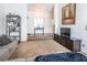 Open concept living room with high ceilings and a view of the entryway at 2525 Kirkmichael Ln, Henderson, NV 89014