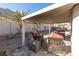 Relaxing patio area, perfect for outdoor dining and entertaining at 2525 Kirkmichael Ln, Henderson, NV 89014