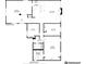 Detailed floor plan showcasing the layout of the 1,700 sq ft home with bedrooms, bathrooms, kitchen, and living areas at 3544 Sandcliff Ln, Las Vegas, NV 89121