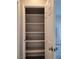 Open closet featuring built-in shelving at 10205 Starlit Canyon Ct, Las Vegas, NV 89141