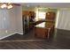 Kitchen with island and stainless steel appliances at 117 Logan Pond Way, North Las Vegas, NV 89084