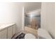 Bathroom with shower/tub combo and updated fixtures at 1904 Las Palmas Ln # 203, Laughlin, NV 89029