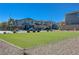 Attractive community with manicured lawns and several homes at 4132 Spring Storm Ave, North Las Vegas, NV 89081