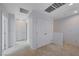 Upper level hallway with access to bedrooms and storage at 4132 Spring Storm Ave, North Las Vegas, NV 89081