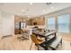 Bright dining area with table and bench seating at 4294 Eagle Summit Ave # 0, Las Vegas, NV 89141