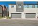 Two-car garage with gray doors at 4294 Eagle Summit Ave # 0, Las Vegas, NV 89141