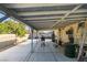 Covered patio, storage shed, and space for grilling at 4690 E Utah Ave, Las Vegas, NV 89104