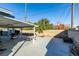 Covered patio, storage shed, and space for grilling at 4690 E Utah Ave, Las Vegas, NV 89104