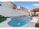 Sparkling pool in a private backyard oasis, perfect for relaxation and enjoying outdoor living at 175 Enloe St, Henderson, NV 89074