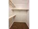 Large walk-in closet with double hanging rods at 2521 Sierra Luna Ave # 106, Las Vegas, NV 89106