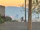 Distant view of the Las Vegas Strip at sunset at 2609 Via Napoli, Henderson, NV 89044