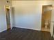 Bedroom with hard surface floors, access to en suite bath, and closet at 1812 Ryan Ave, Las Vegas, NV 89101
