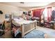 Main bedroom with double bed and ample closet space at 4245 Seville St, Las Vegas, NV 89121