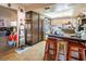 Bright kitchen features ample cabinetry and a breakfast bar at 4245 Seville St, Las Vegas, NV 89121