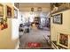 Spacious living room with fireplace and large windows at 4245 Seville St, Las Vegas, NV 89121