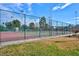 Two tennis courts with chain link fence and adjacent grass at 3768 Territory St, Las Vegas, NV 89121