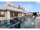 Luxury pool with spa and outdoor entertainment area at 4024 Desert Trace Ct, Las Vegas, NV 89129