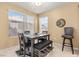 Inviting dining area with large windows providing plenty of natural light at 3425 E Russell Rd # 240, Las Vegas, NV 89120