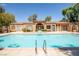 Beautiful community pool with a charming pool house in a well maintained area at 2151 Hussium Hills St # 207, Las Vegas, NV 89108