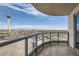 Spacious balcony with city and Strip views at 322 Karen Ave # 2007, Las Vegas, NV 89109