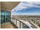 Stunning panoramic city views from private balcony at 322 Karen Ave # 2007, Las Vegas, NV 89109