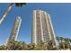 Two sleek high-rise towers with palm trees at 322 Karen Ave # 2007, Las Vegas, NV 89109