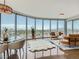 Bright and airy living area with amazing city views at 322 Karen Ave # 2007, Las Vegas, NV 89109