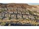 Aerial view of community with upscale homes and desert landscape at 31 Vista Outlook St, Henderson, NV 89011