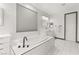 Spa-like bathroom with soaking tub and walk-in shower at 31 Vista Outlook St, Henderson, NV 89011