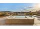 Modern pool and spa with mountain views at 31 Vista Outlook St, Henderson, NV 89011