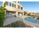 Backyard oasis with pool, spa, and patio at 31 Vista Outlook St, Henderson, NV 89011