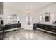 Elegant bathroom with double sinks, soaking tub, and separate shower at 4160 W Ford Ave, Las Vegas, NV 89139