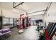 Home gym with various equipment including weights and a punching bag at 4160 W Ford Ave, Las Vegas, NV 89139