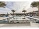 Elegant pool and spa with marble accents and water features at 4160 W Ford Ave, Las Vegas, NV 89139