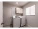 Well-equipped laundry room with modern appliances and ample storage at 8516 Spyrun Dr, Las Vegas, NV 89134