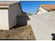 Side yard with block wall and desert landscaping at 1113 Cloudy Day Dr, Henderson, NV 89074