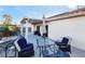 Relaxing backyard patio with covered seating area at 3340 N Campbell Rd, Las Vegas, NV 89129