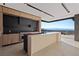 Modern kitchen with island and city views at 21 Rockstream Dr, Henderson, NV 89012