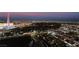 Night cityscape showing city lights and the skyline from a high vantage point at 322 Karen Ave # 3707, Las Vegas, NV 89109