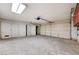 Attached garage with automatic opener and extra storage space at 1565 Pasture Ln, Las Vegas, NV 89110