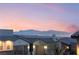 Community view with mountain background at sunset at 16 Via Stefano, Henderson, NV 89011