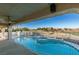 Relaxing pool and spa with golf course view at 2412 Eagleridge Dr, Henderson, NV 89074