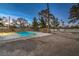 Inviting backyard oasis featuring a sparkling pool, ready for relaxation at 2500 W Oakey Blvd, Las Vegas, NV 89102