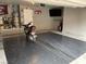 Garage with floor coating and space for a motorcycle at 3029 Camino Sereno Ave, Henderson, NV 89044