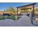 Backyard with pergola, grill, and fire pit at 5728 Collier Falls Ave, Las Vegas, NV 89139