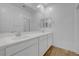 Double vanity bathroom with modern finishes at 600 N Carriage Hill Dr # 1113, Las Vegas, NV 89138